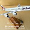 Model of A340-600 QATAR AIRWAYS A7-AGA with detailed craftsmanship.